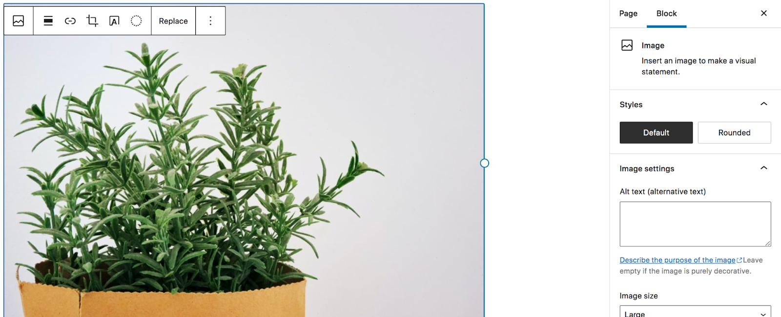 WordPress 中的区块设置