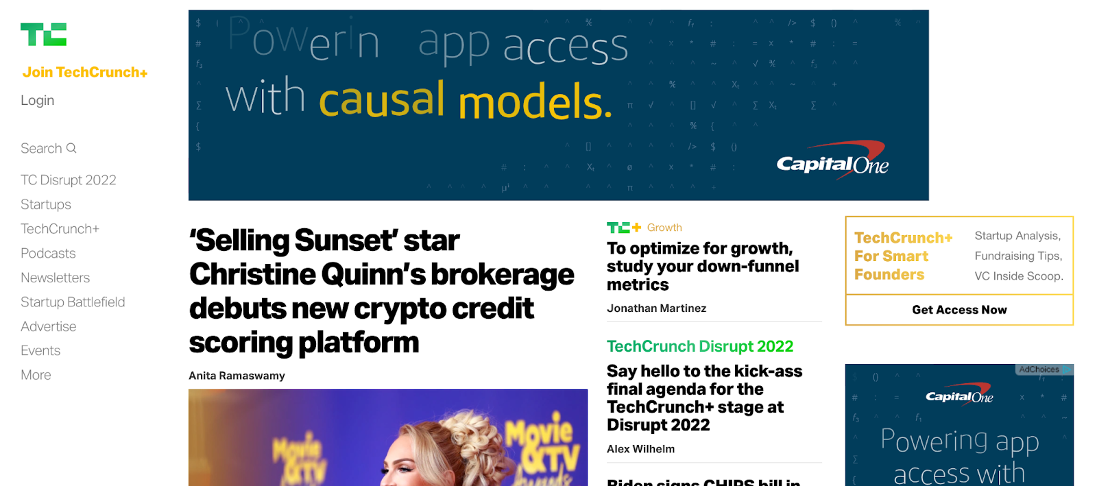 TechCrunch 网站使用 WordPress 构建。